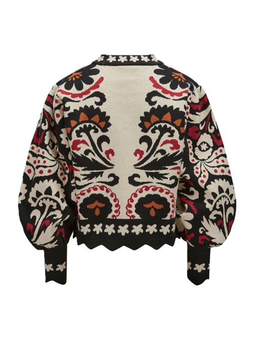 Farm Rio Winter Tapestry Sweater FARM Rio | 33990125122 WINTERTAPESTRY STRIPES